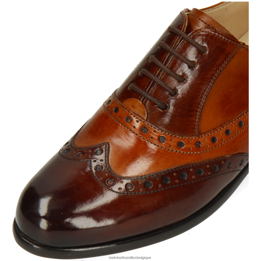Melvin & Hamilton femmes Sélina 24 R442281277 chaussures richelieu brun