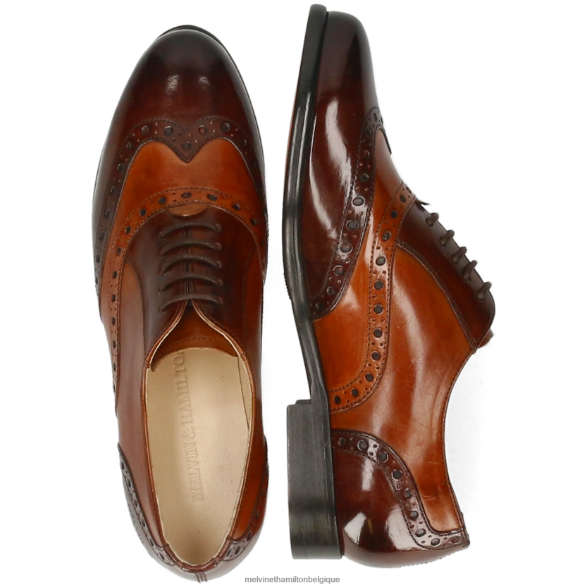 Melvin & Hamilton femmes Sélina 24 R442281277 chaussures richelieu brun