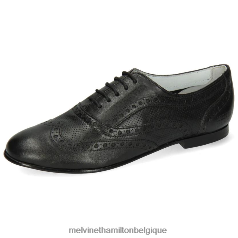 Melvin & Hamilton femmes Sonia 1 R442281269 chaussures richelieu noir