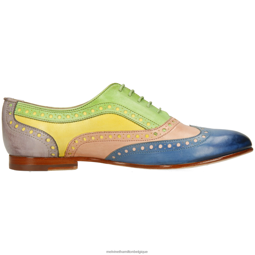 Melvin & Hamilton femmes Sonia 1 R442281273 chaussures richelieu multi