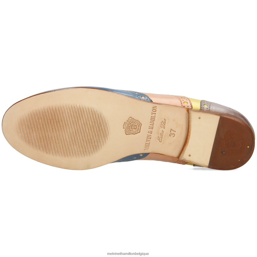 Melvin & Hamilton femmes Sonia 1 R442281273 chaussures richelieu multi