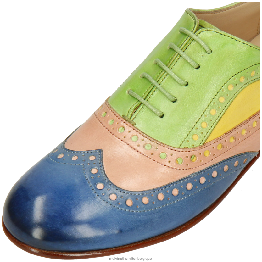 Melvin & Hamilton femmes Sonia 1 R442281273 chaussures richelieu multi