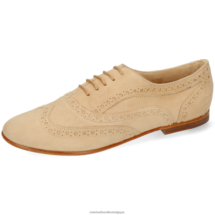 Melvin & Hamilton femmes Sonia 1 R442281280 chaussures richelieu beige