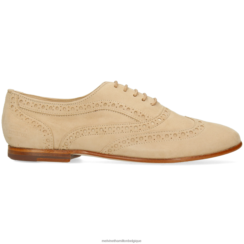 Melvin & Hamilton femmes Sonia 1 R442281280 chaussures richelieu beige