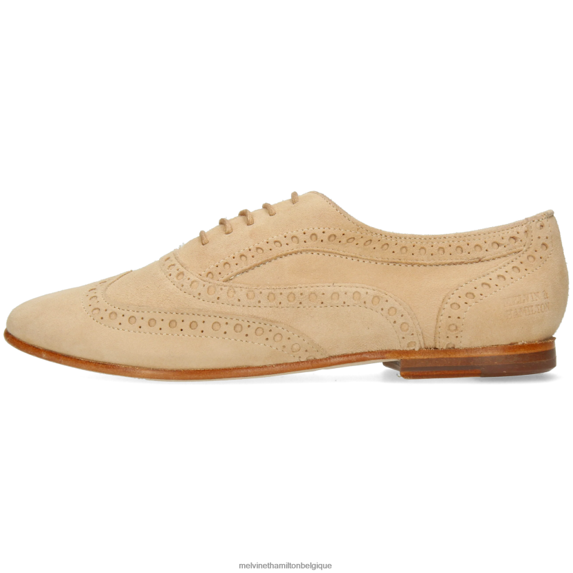 Melvin & Hamilton femmes Sonia 1 R442281280 chaussures richelieu beige
