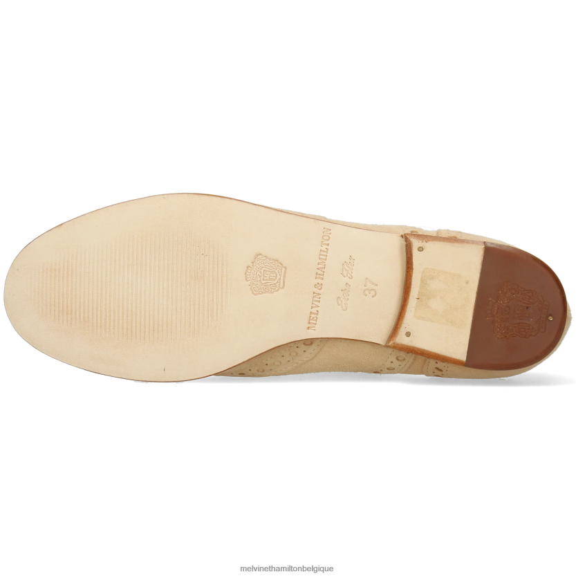 Melvin & Hamilton femmes Sonia 1 R442281280 chaussures richelieu beige