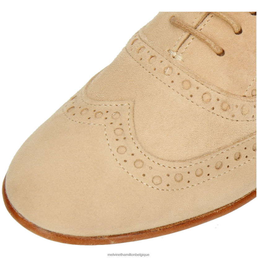 Melvin & Hamilton femmes Sonia 1 R442281280 chaussures richelieu beige