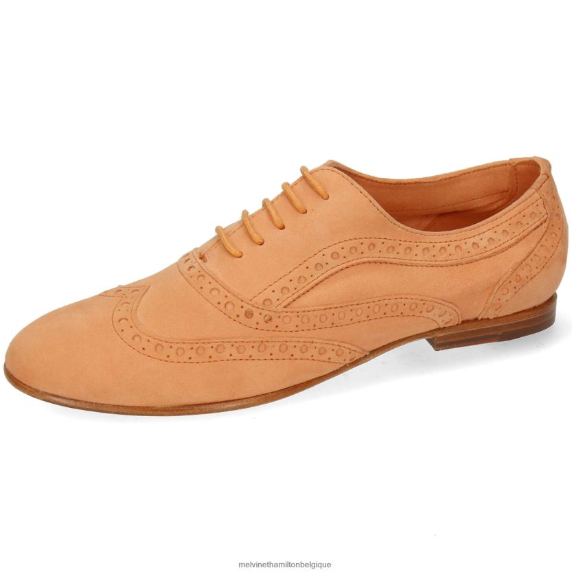 Melvin & Hamilton femmes Sonia 1 R442281286 chaussures richelieu orange
