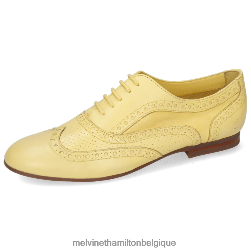 Melvin & Hamilton femmes Sonia 1 R442281297 chaussures richelieu jaune