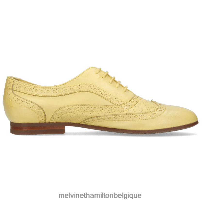 Melvin & Hamilton femmes Sonia 1 R442281297 chaussures richelieu jaune