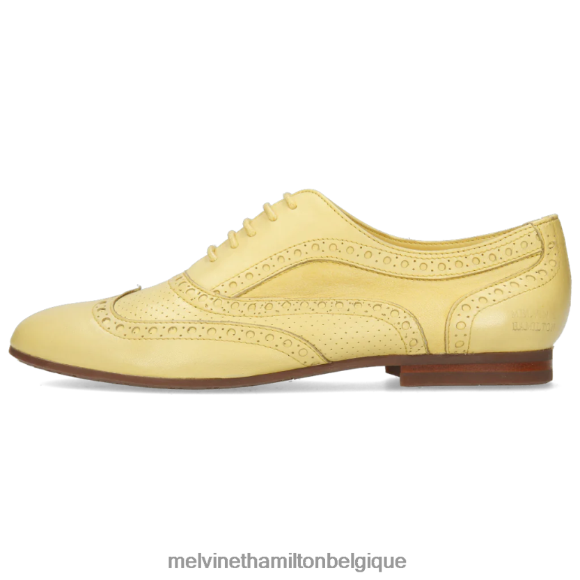 Melvin & Hamilton femmes Sonia 1 R442281297 chaussures richelieu jaune