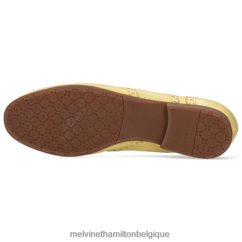Melvin & Hamilton femmes Sonia 1 R442281297 chaussures richelieu jaune