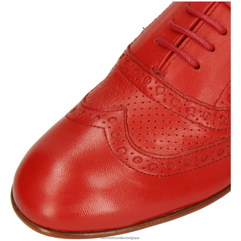 Melvin & Hamilton femmes Sonia 1 R442281298 chaussures richelieu rouge