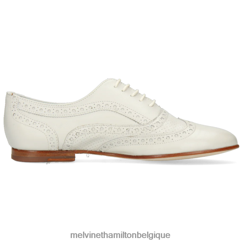 Melvin & Hamilton femmes Sonia 1 R442281302 chaussures richelieu blanc