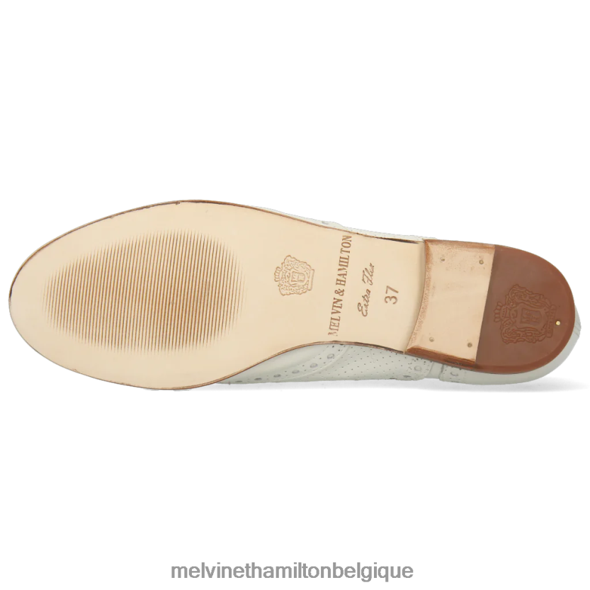 Melvin & Hamilton femmes Sonia 1 R442281302 chaussures richelieu blanc