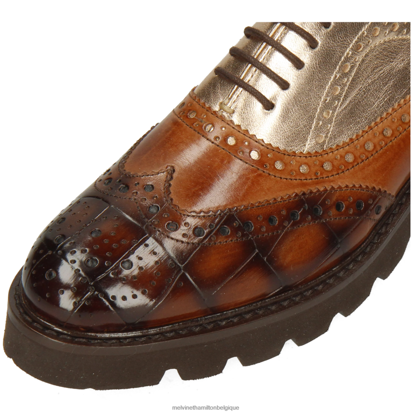 Melvin & Hamilton femmes molly 2 R442281266 chaussures richelieu brun