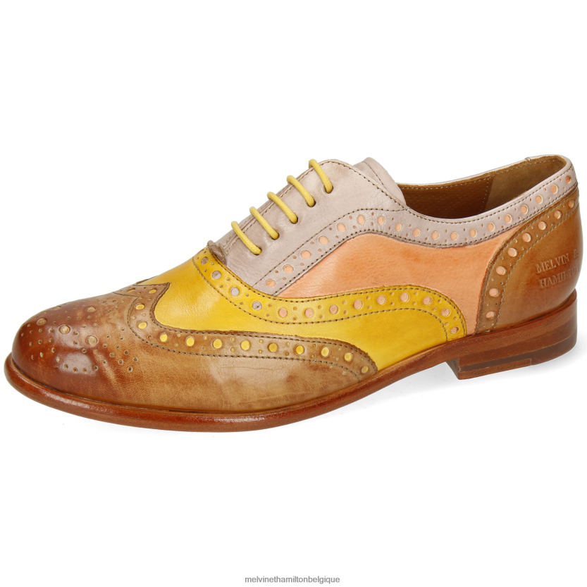Melvin & Hamilton femmes séline 30 R442281291 chaussures richelieu multi