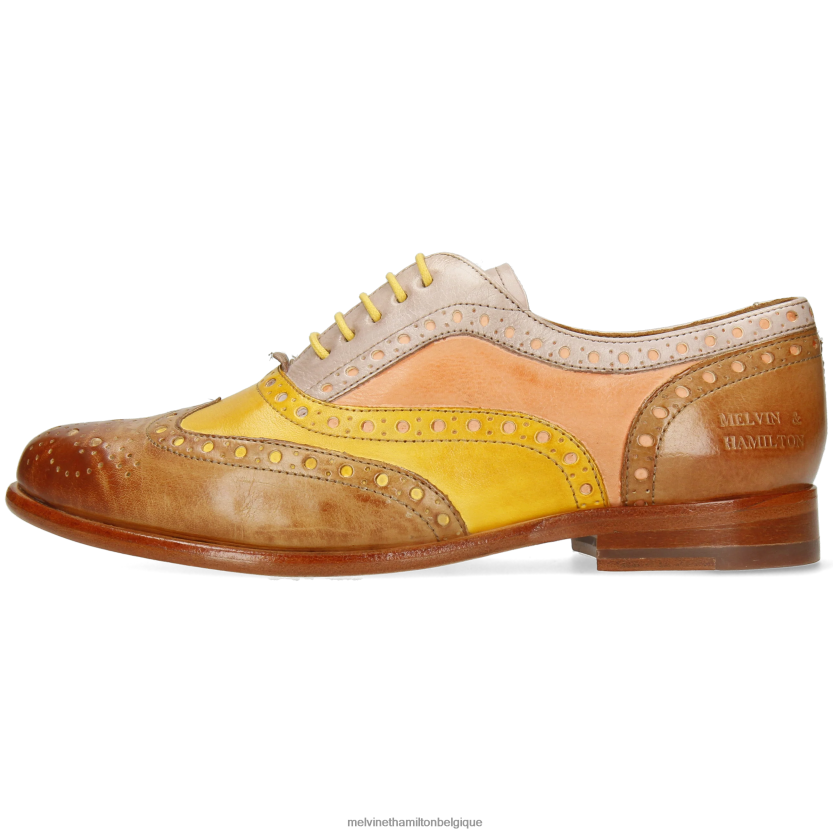 Melvin & Hamilton femmes séline 30 R442281291 chaussures richelieu multi