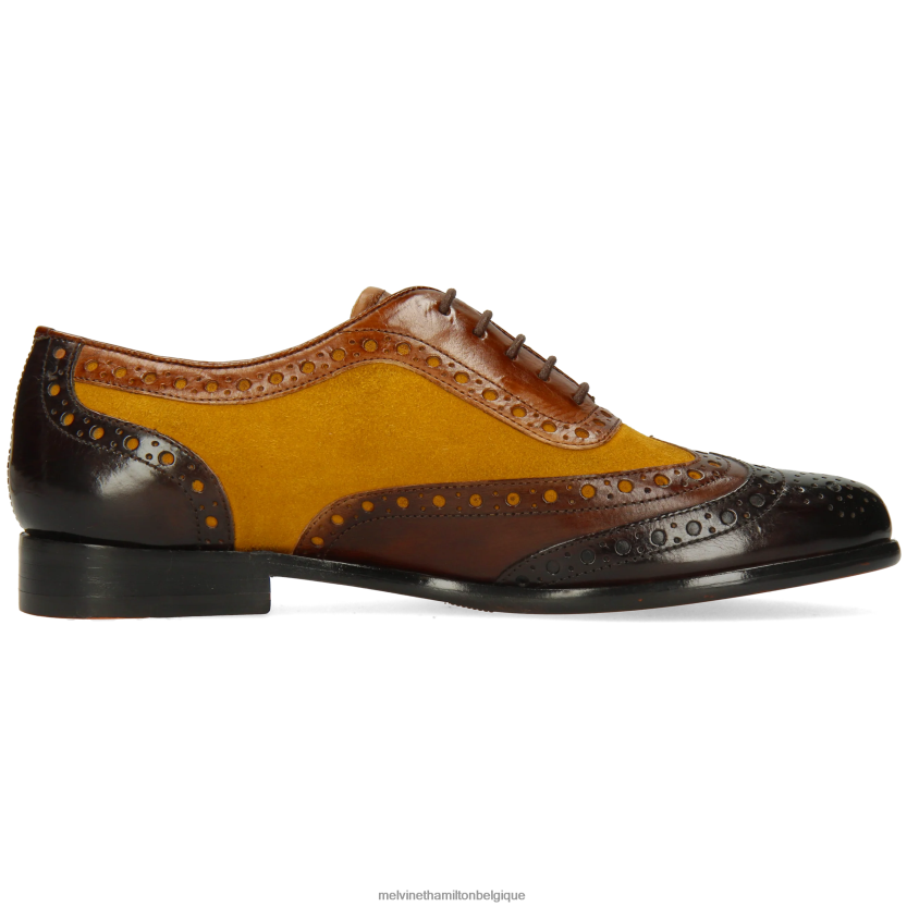 Melvin & Hamilton femmes séline 56 R442281275 chaussures richelieu brun