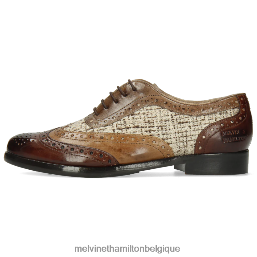 Melvin & Hamilton femmes séline 56 R442281285 chaussures richelieu brun