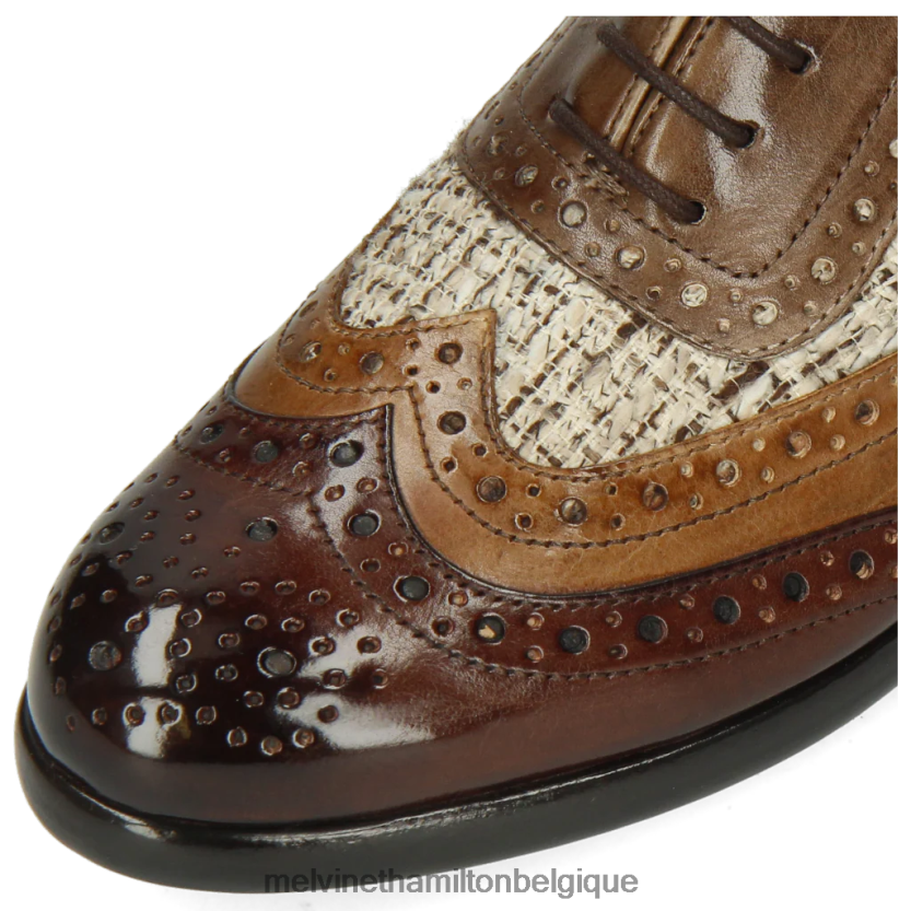 Melvin & Hamilton femmes séline 56 R442281285 chaussures richelieu brun