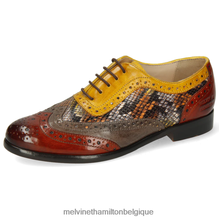 Melvin & Hamilton femmes séline 56 R442281288 chaussures richelieu multi