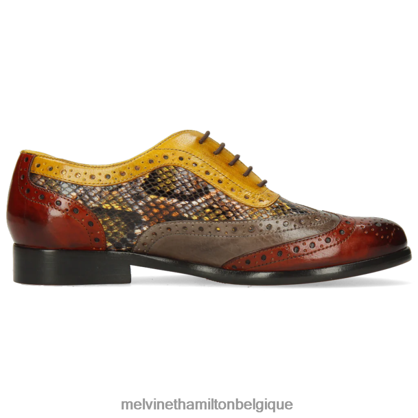 Melvin & Hamilton femmes séline 56 R442281288 chaussures richelieu multi