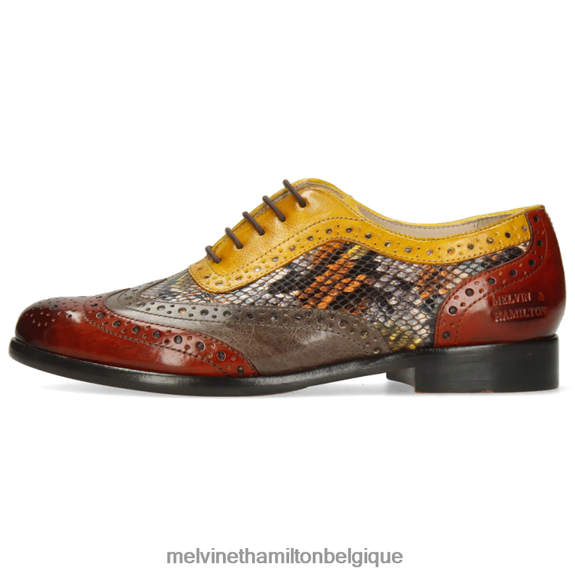 Melvin & Hamilton femmes séline 56 R442281288 chaussures richelieu multi