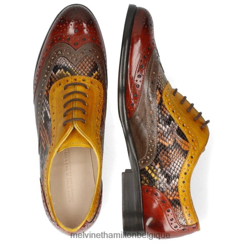 Melvin & Hamilton femmes séline 56 R442281288 chaussures richelieu multi