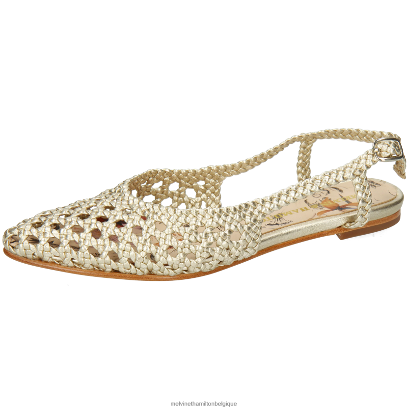 Melvin & Hamilton femmes Alexa 27 R442281893 des sandales or
