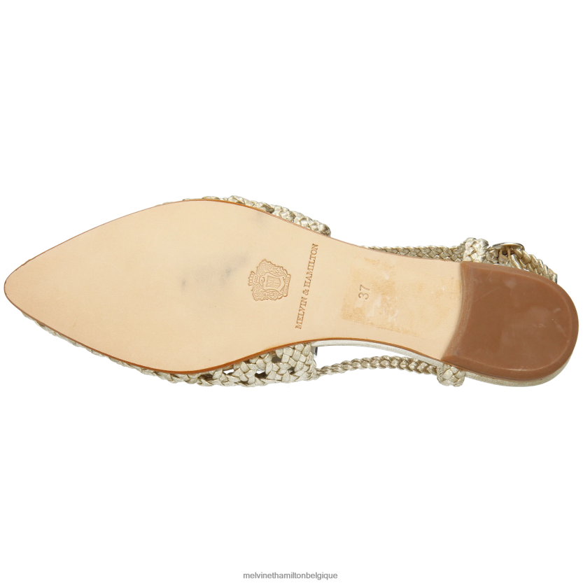Melvin & Hamilton femmes Alexa 27 R442281893 des sandales or