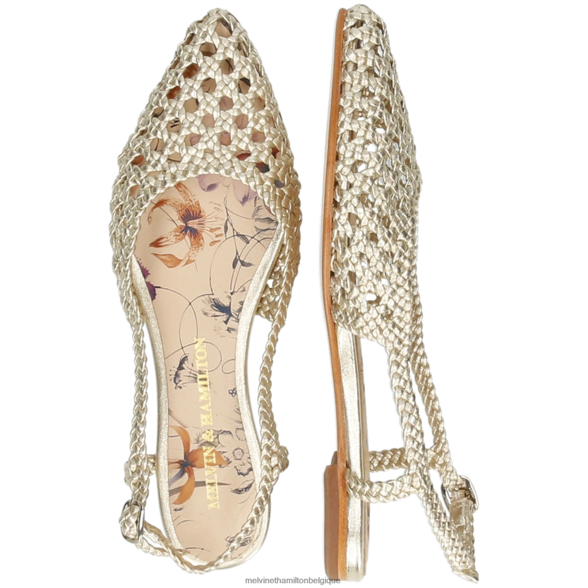 Melvin & Hamilton femmes Alexa 27 R442281893 des sandales or