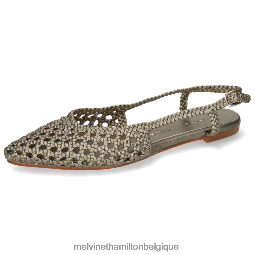 Melvin & Hamilton femmes Alexa 27 R442281915 des sandales argent
