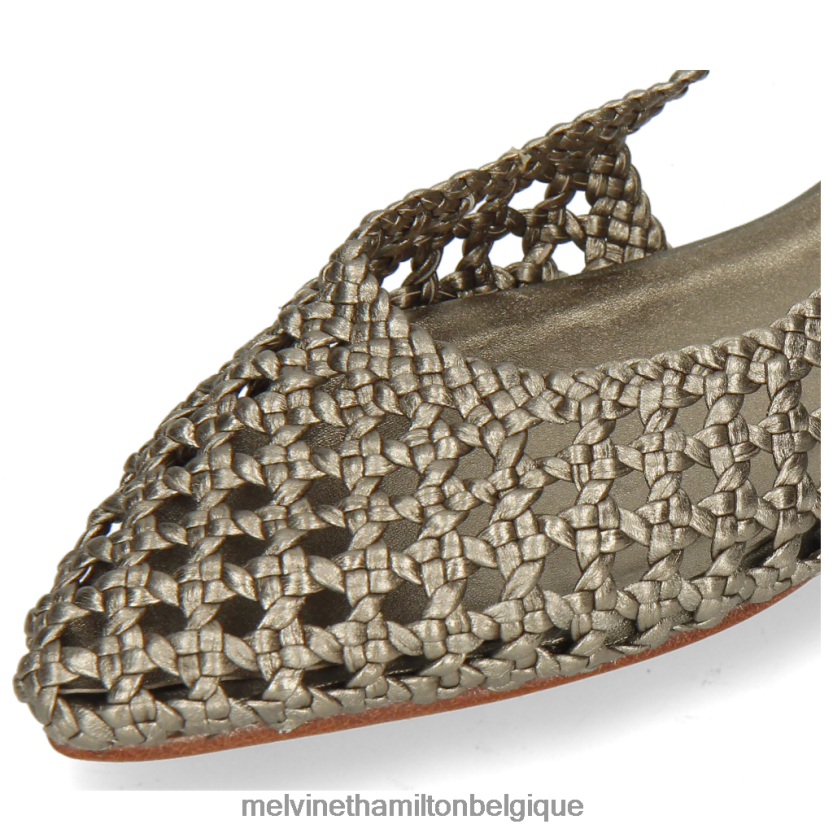Melvin & Hamilton femmes Alexa 27 R442281915 des sandales argent