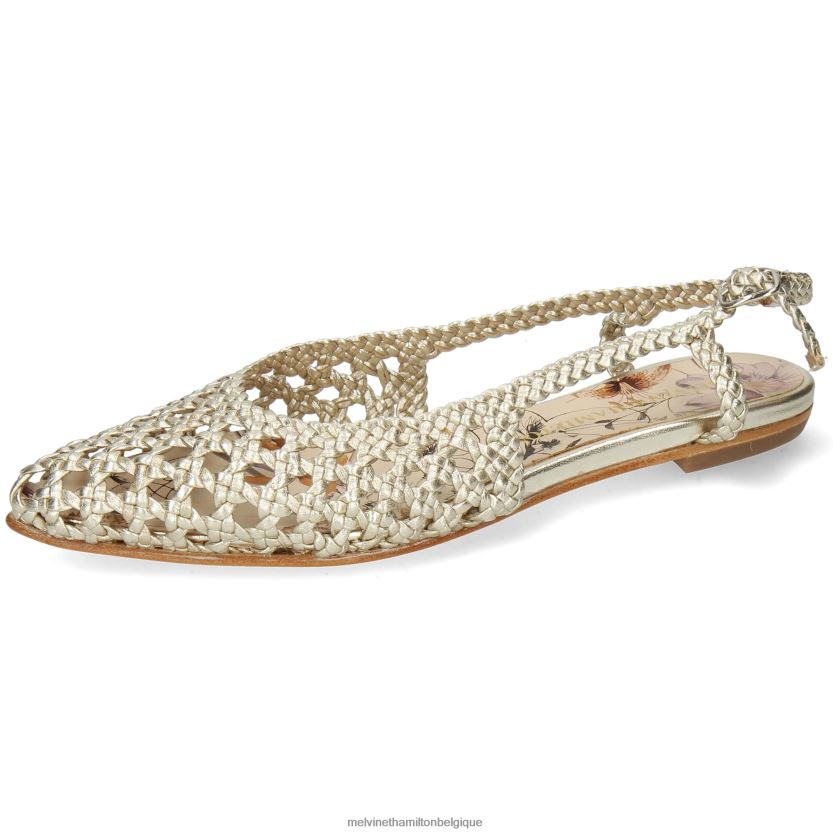 Melvin & Hamilton femmes Alexa 27 R442281942 des sandales or