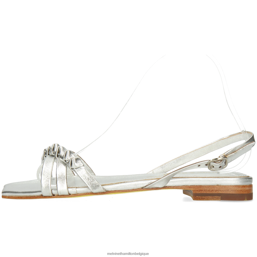 Melvin & Hamilton femmes Brooke 1 R442281924 des sandales argent