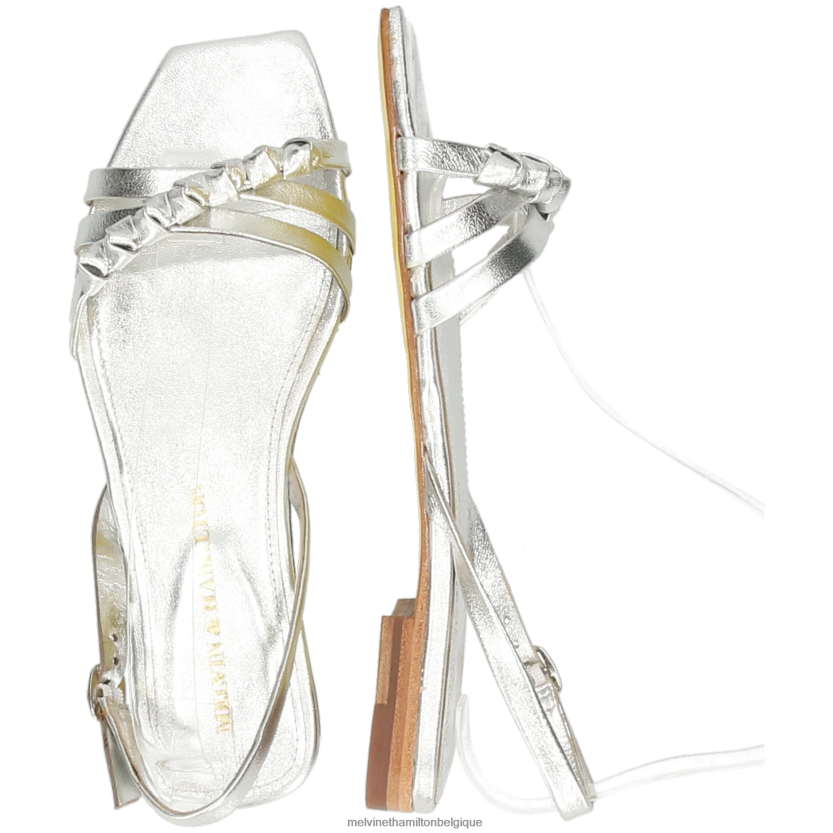 Melvin & Hamilton femmes Brooke 1 R442281924 des sandales argent