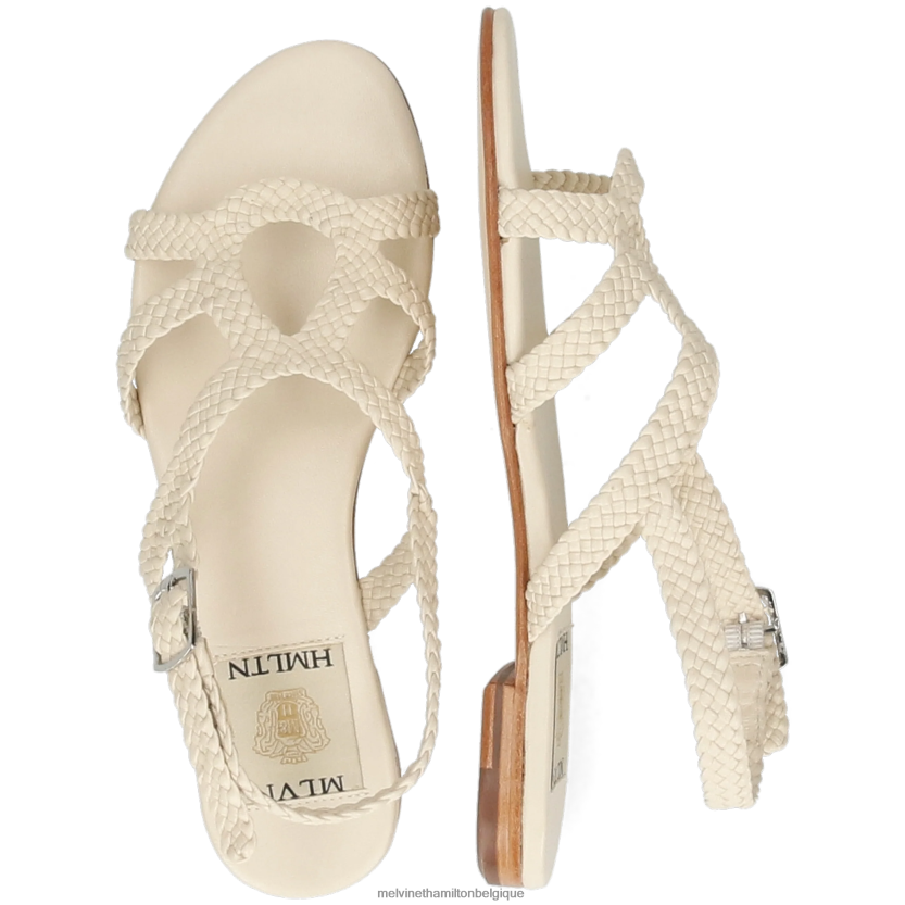 Melvin & Hamilton femmes Hanna 86 R442281928 des sandales blanc