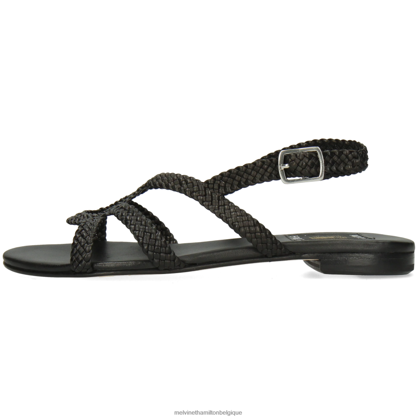 Melvin & Hamilton femmes Hanna 86 R442281946 des sandales noir