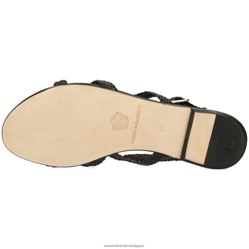 Melvin & Hamilton femmes Hanna 86 R442281946 des sandales noir
