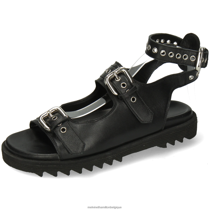 Melvin & Hamilton femmes Wilma 37 R442281935 des sandales noir