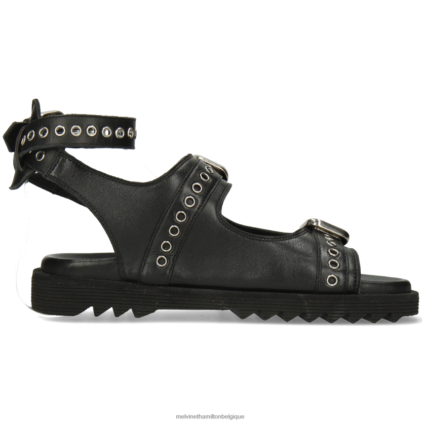 Melvin & Hamilton femmes Wilma 37 R442281935 des sandales noir