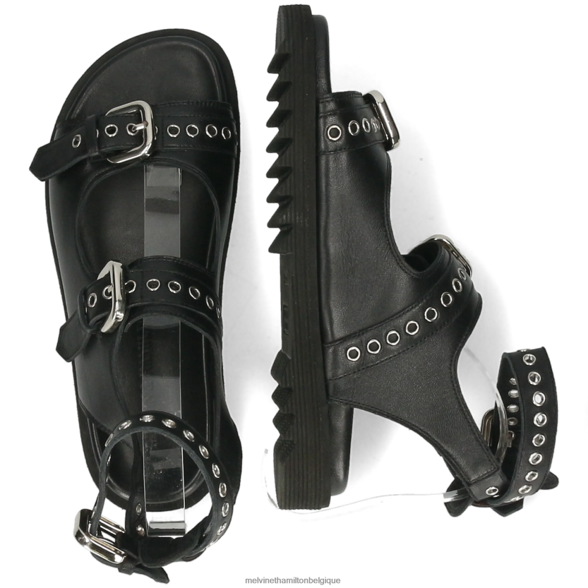 Melvin & Hamilton femmes Wilma 37 R442281935 des sandales noir
