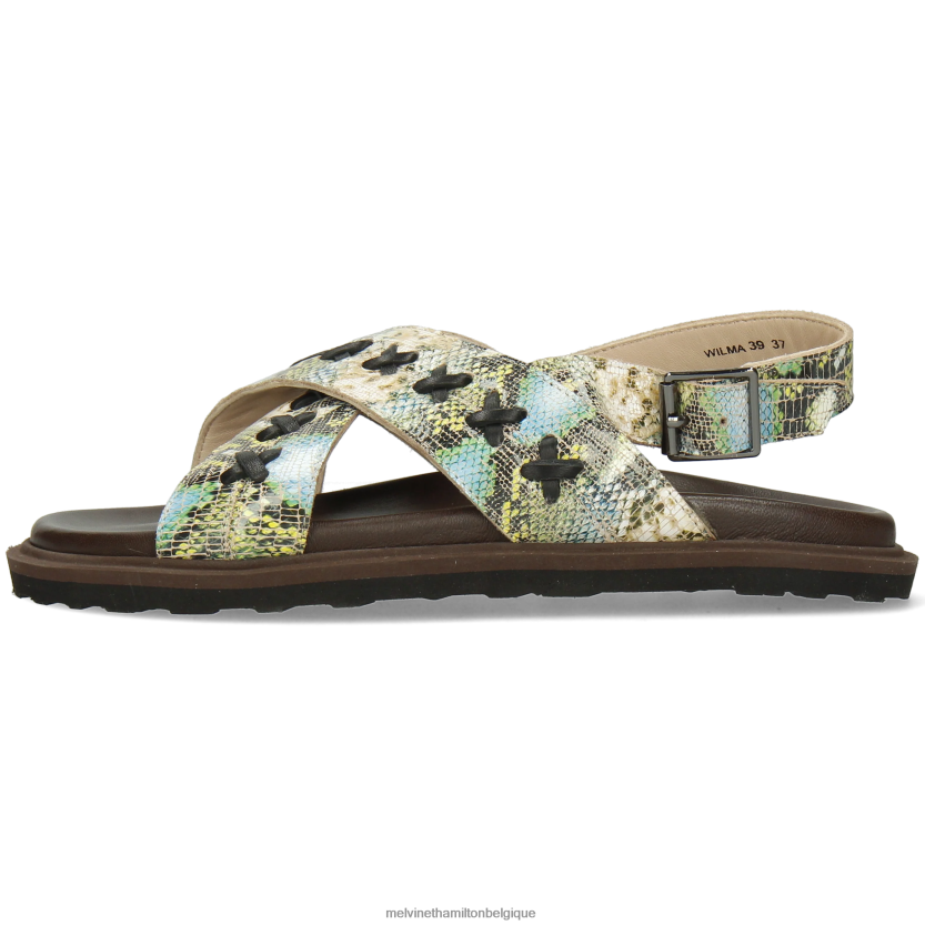 Melvin & Hamilton femmes Wilma 39 R442281925 des sandales multi