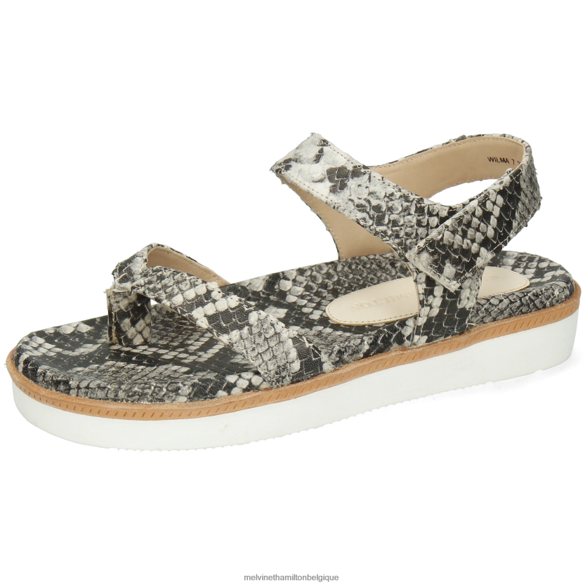 Melvin & Hamilton femmes Wilma 7 R442281932 des sandales gris