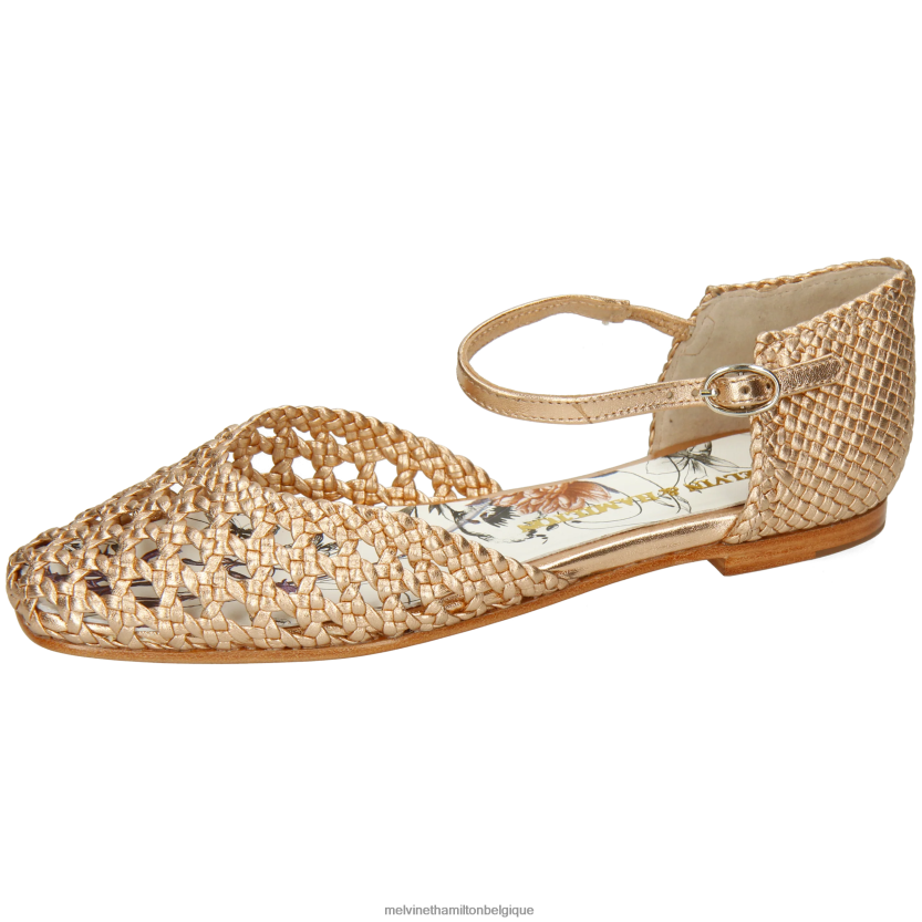Melvin & Hamilton femmes mélly 9 R442281898 des sandales or