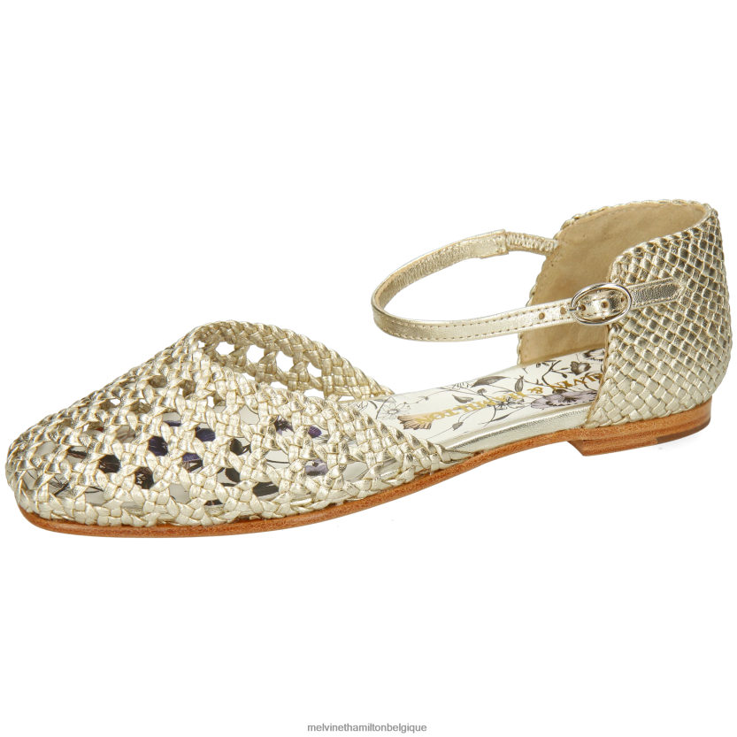 Melvin & Hamilton femmes mélly 9 R442281907 des sandales or