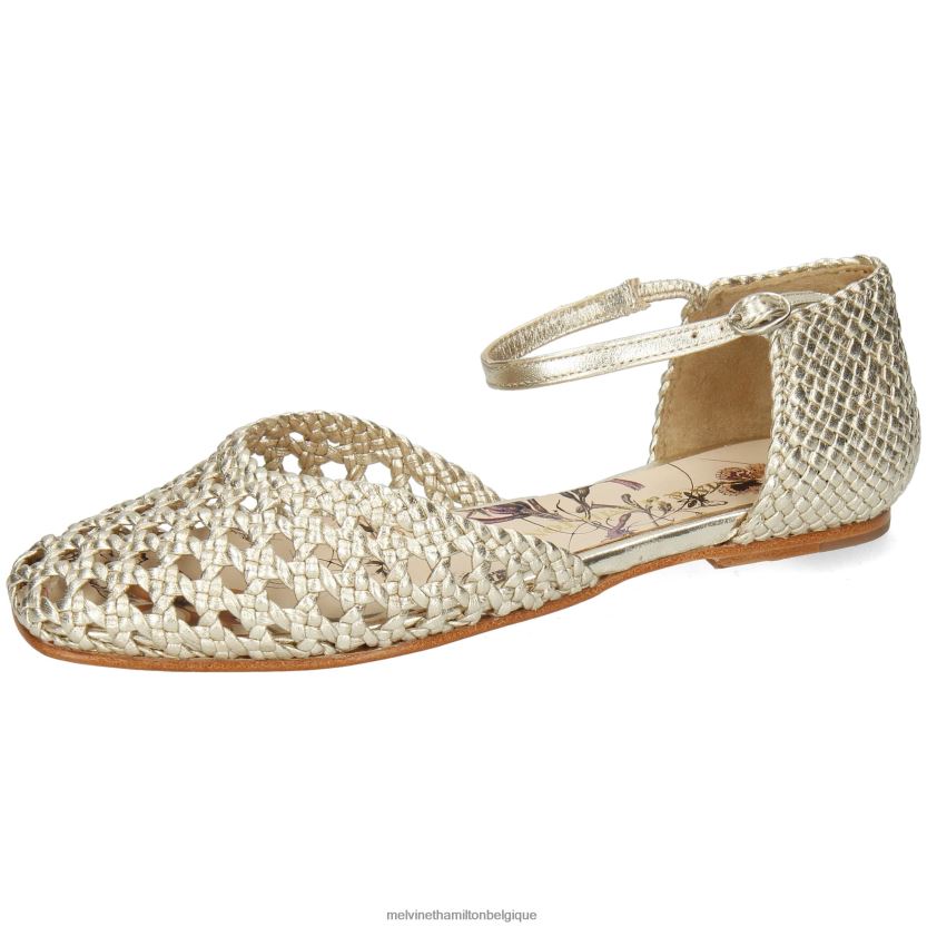 Melvin & Hamilton femmes mélly 9 R442281945 des sandales or