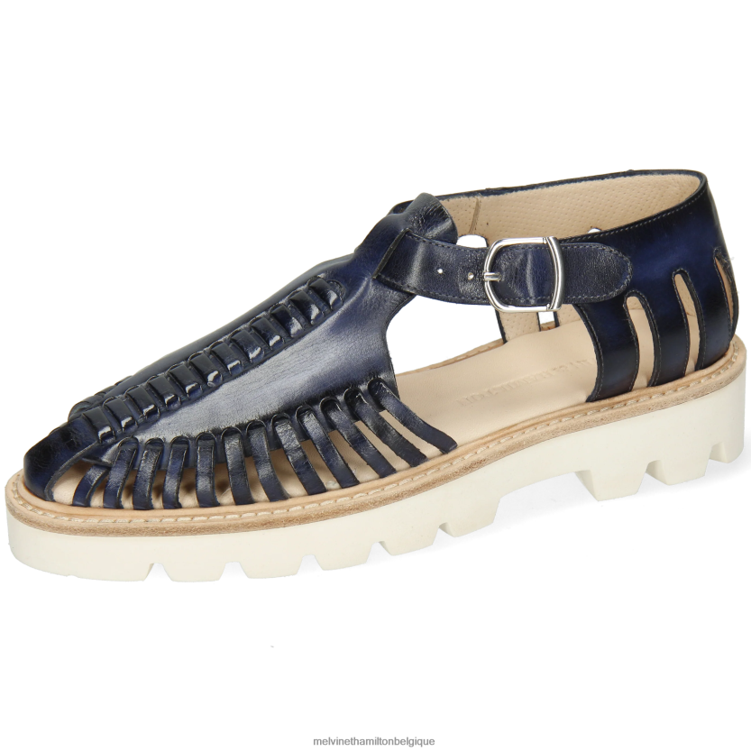Melvin & Hamilton femmes molly 17 R442281941 des sandales bleu