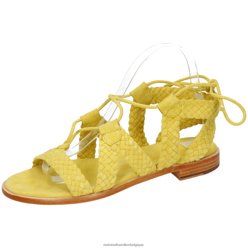 Melvin & Hamilton femmes sandra 11 R442281905 des sandales jaune